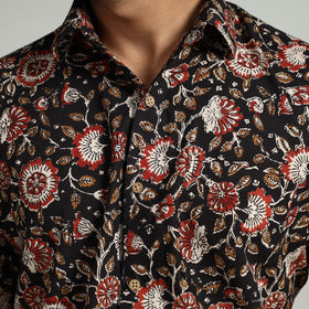  Bagru Block Printed Cotton Men Half Sleeve Shirt