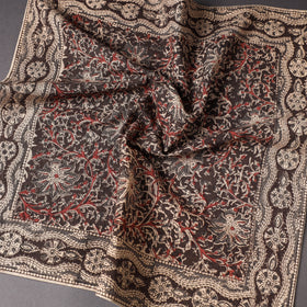  Brown Pedana Kalamkari Block Printed Cotton Napkin