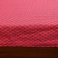 Red - Patchwork Cotton Double Jacquard Bedsheet Set 23