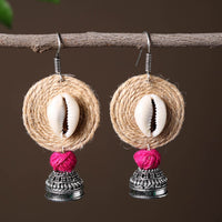 Sara Handcrafted GS Jute Jhumki Earrings