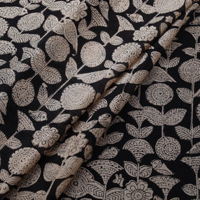 Bagru Hand Block Prints Pure Handloom Chanderi Silk Fabric 16