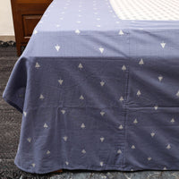 Grey - Patchwork Cotton Double Jacquard Bedsheet Set 24