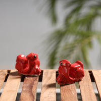 Scooter - Handcrafted Ceramic Toys (Set of 2)