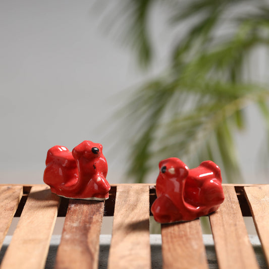 Scooter - Handcrafted Ceramic Toys (Set of 2)