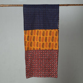  Bagh Block Printed Patchwork Cotton Stole 16 Online at iTokri.com