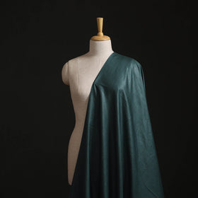 Green - Vidarbha Tussar Silk Handwoven Plain Fabric 02
