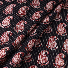 Bagh Block Printed Kantha Style Cotton Fabric 02 
