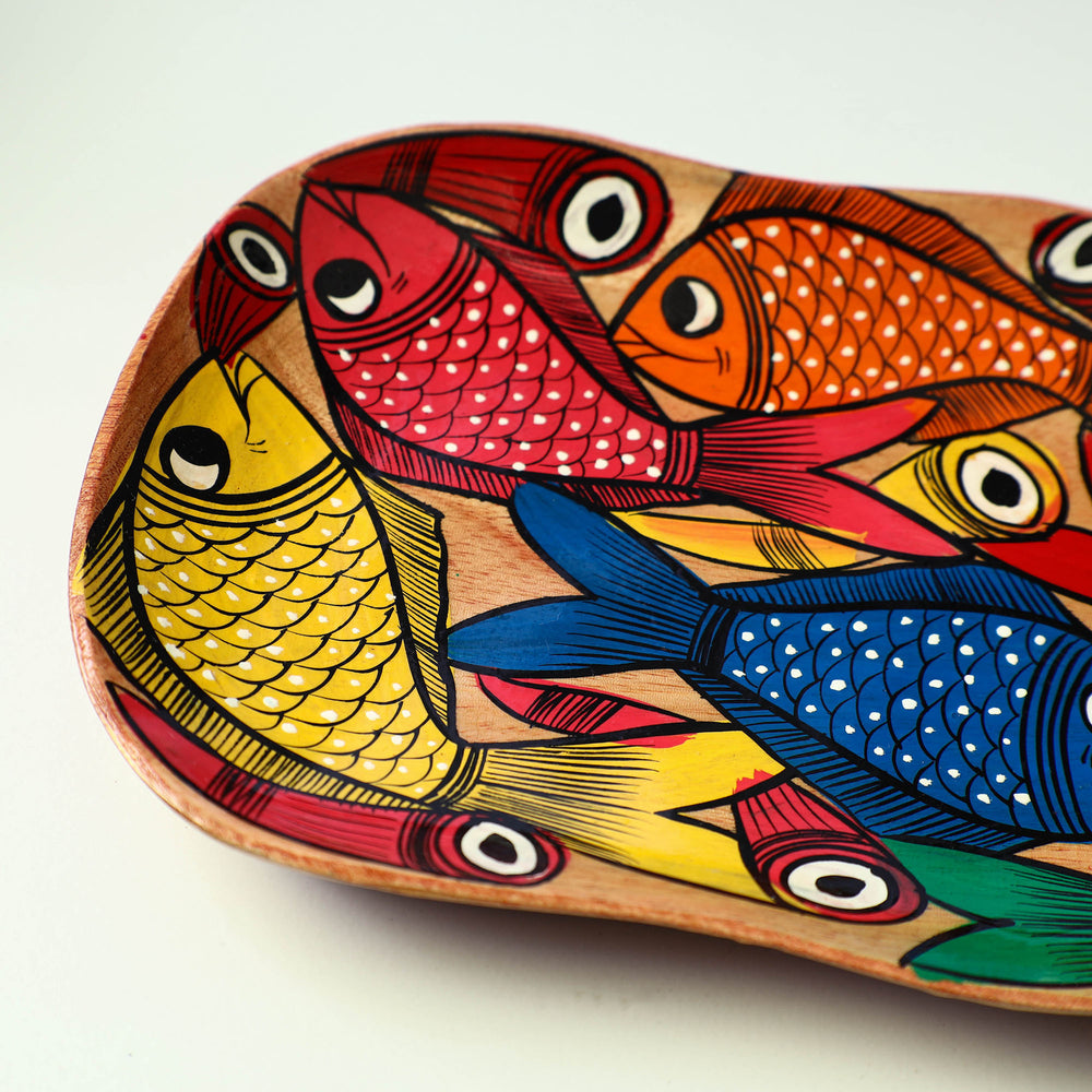 Hand Painted Wooden Tray