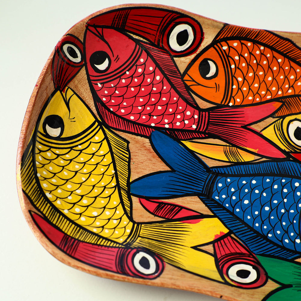 Hand Painted Wooden Tray