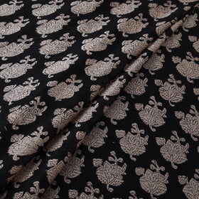 Bagru Hand Block Prints Pure Handloom Chanderi Silk Fabric 21