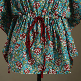 Sanganeri Block Print Cotton Kaftan (Short) 