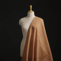 Brown - Plain Handloom Mangalagiri Cotton Fabric 04