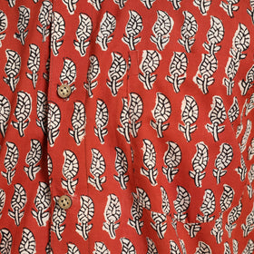 Buy Bagru Block Printed Cotton Men Half Sleeve Shirt Online at iTokri.com