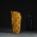 Yellow Handmade Cotton 1L Water Bottle Cover
