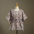 Sanganeri Block Print Cotton Kaftan (Short) 