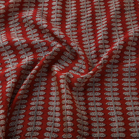 Bagru Hand Block Prints Pure Handloom Chanderi Silk Fabric 22