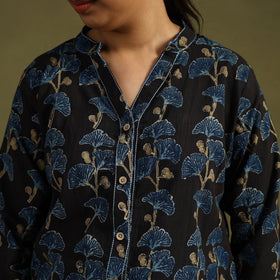 Buy Cotton Ajrakh Block Print Night Suit Set