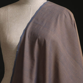 Brown - Plain Handloom Mangalagiri Cotton Fabric 06