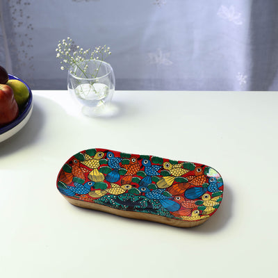 Hand Painted Wooden Tray