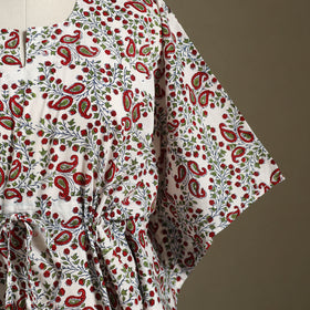 Sanganeri Block Print Cotton Kaftan (Short) 