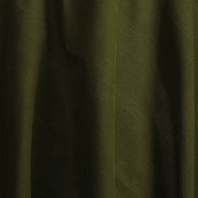 Green - Plain Handloom Mangalagiri Cotton Fabric 07