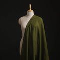 Green - Plain Handloom Mangalagiri Cotton Fabric 07
