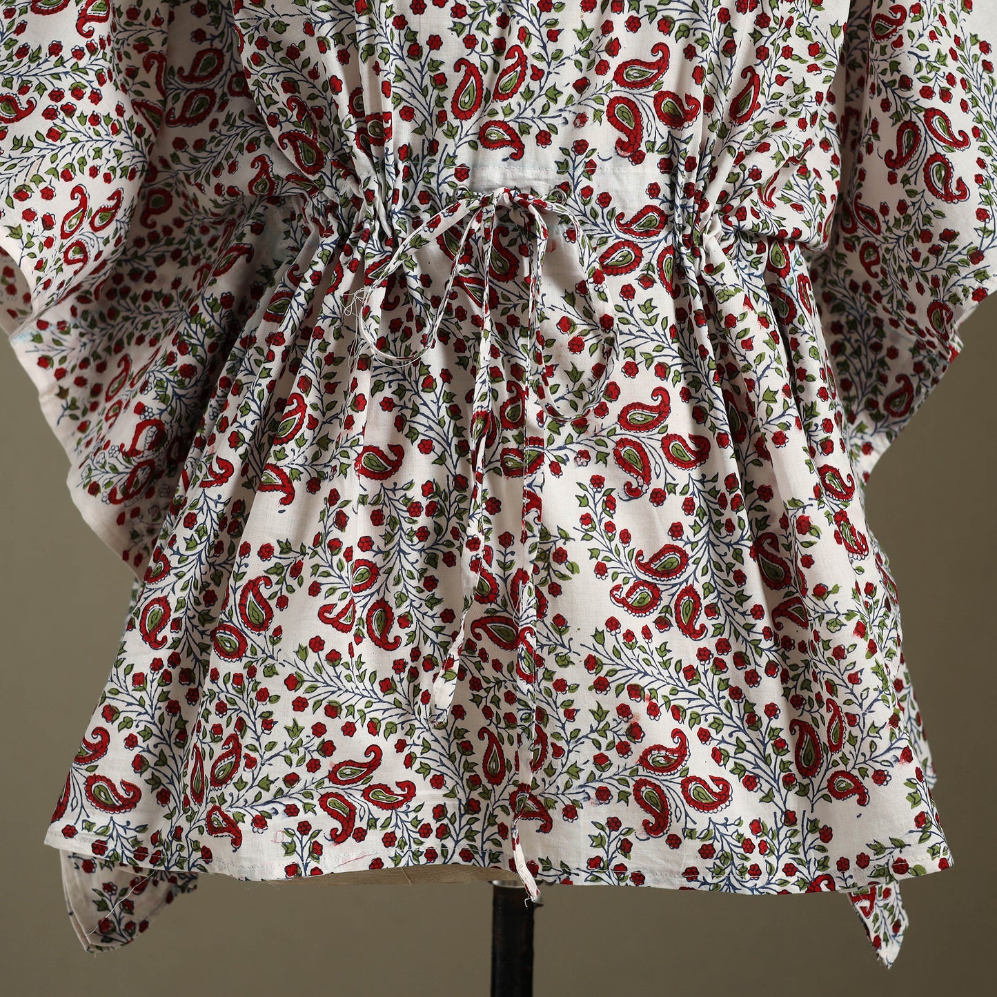 Sanganeri Block Print Cotton Kaftan (Short) 