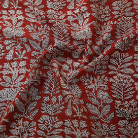 Bagru Hand Block Prints Pure Handloom Chanderi Silk Fabric 23