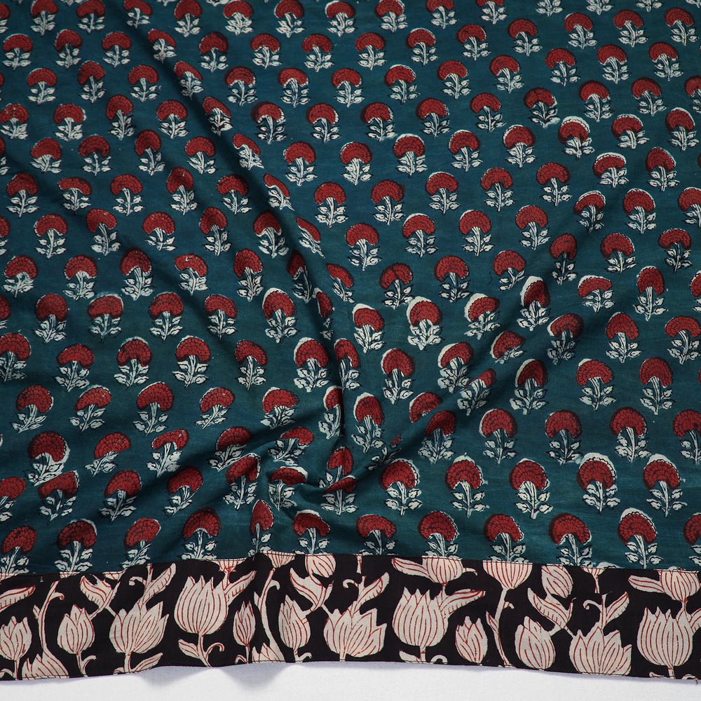 Block Printed Cotton Bagru Blouse Piece 13