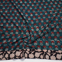 Block Printed Cotton Bagru Blouse Piece 13