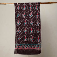 Maroon - Hand Batik Printed Mul Cotton Stole 69