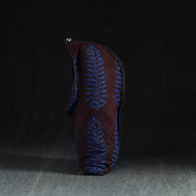 Blue Handmade Cotton 1L Water Bottle Cover