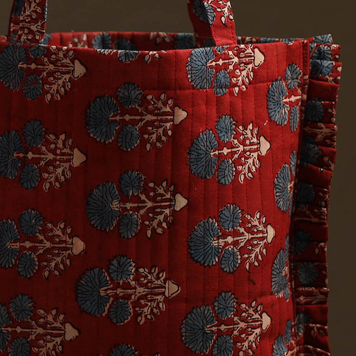 Handcrafted Cotton Frill Jhola Bag 46