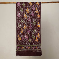 Maroon - Hand Batik Printed Mul Cotton Stole 68