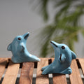  Handcrafted Ceramic Toys (Set of 2) 