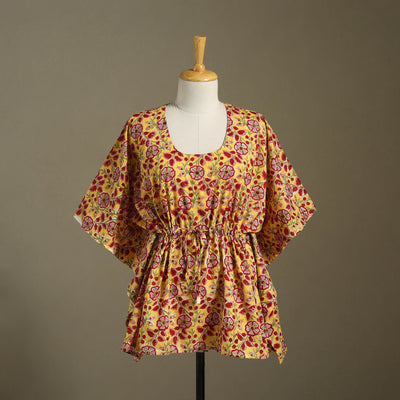 Sanganeri Block Print Cotton Kaftan (Short)