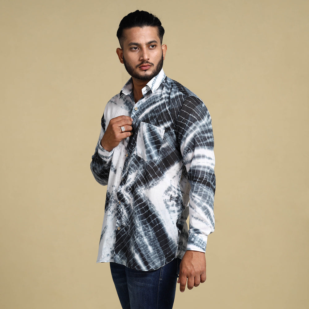 Shibori men shirt