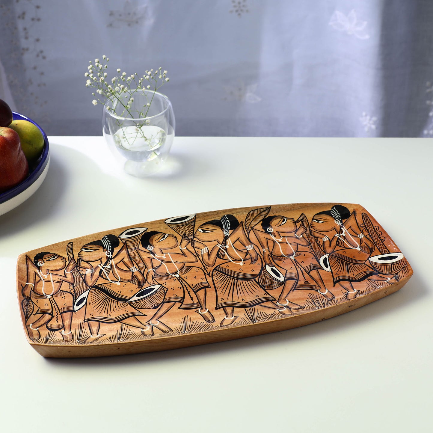 Hand Painted Wooden Tray