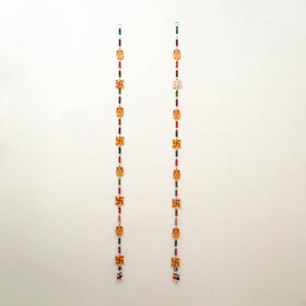  Handmade Bead Work Wall Hanging (set of 2)