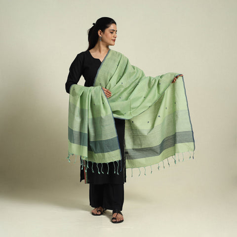 Handloom Cotton Srikakulam Jamdani Dupatta 05