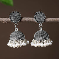 Inayat Handcrafted GS Beadwork Jhumki Earrings