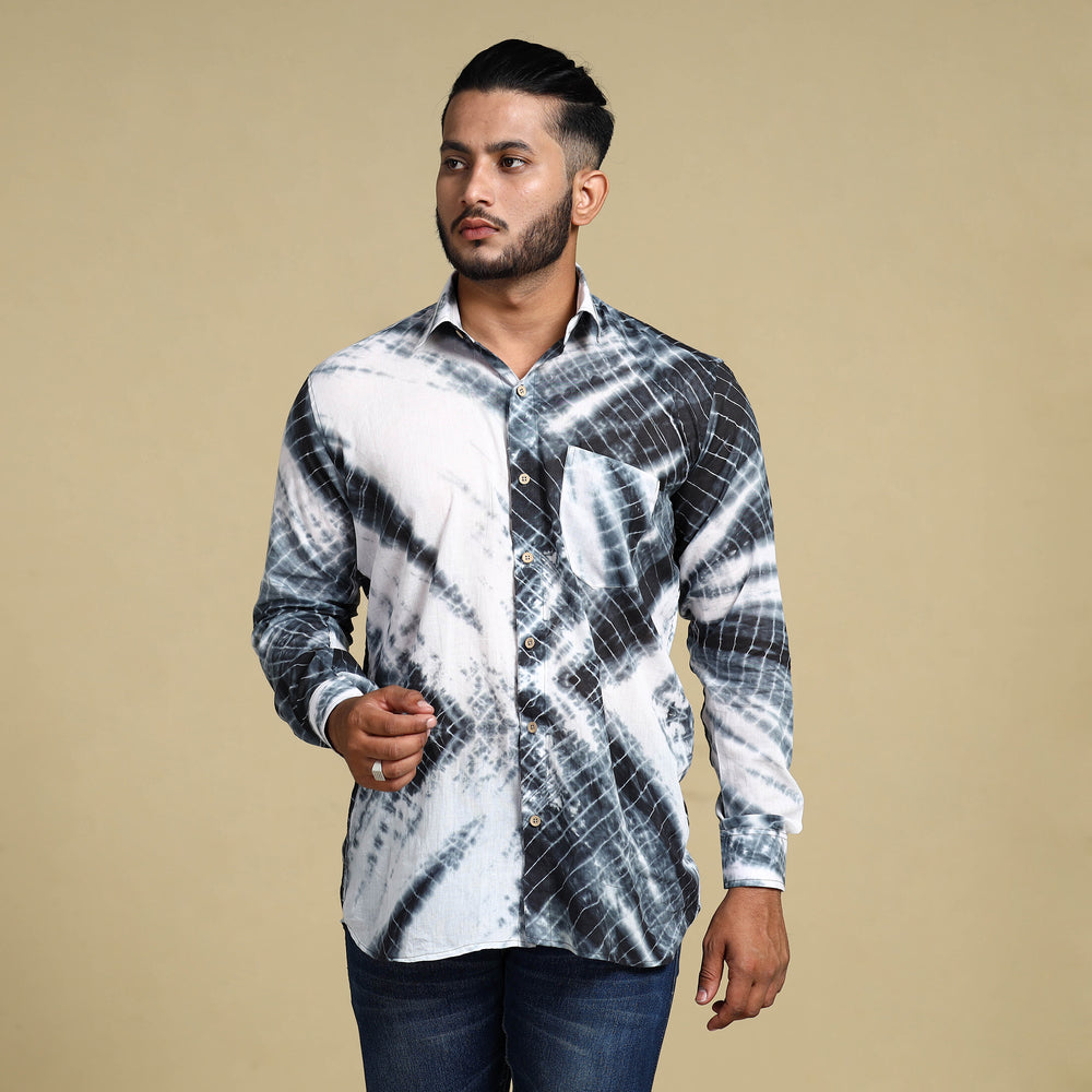 Shibori men shirt