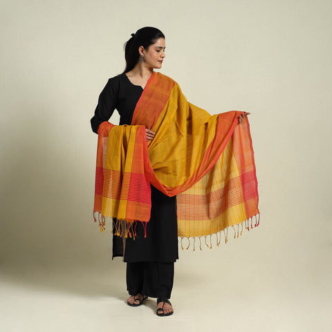 Handloom Cotton Srikakulam Jamdani Dupatta 06