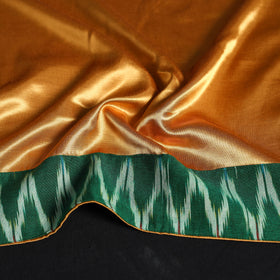 Yellow Plain Mashru Silk Blouse Piece 