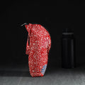 Red Handmade Cotton 1L Water Bottle Cover