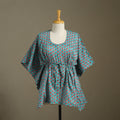 Sanganeri Block Print Cotton Kaftan (Short)