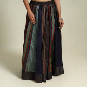 Buy Multicolor Khun Patchwork 24 Kali Cotton Long Skirt