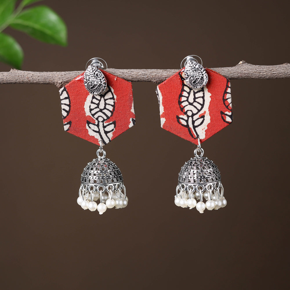 Aarohi Handcrafted GS Fabart Jhumki Earrings