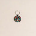 Handpainted Mandala Art Wooden Keychain 85