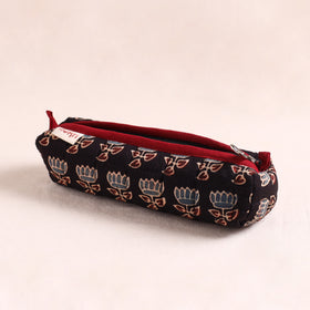 Quilted pencil pouch